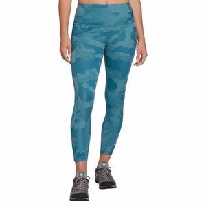 ✨ The North Face Luxe Motivation Pocket 7/8 Leggings‎ Aqua Blue Camo Size Small